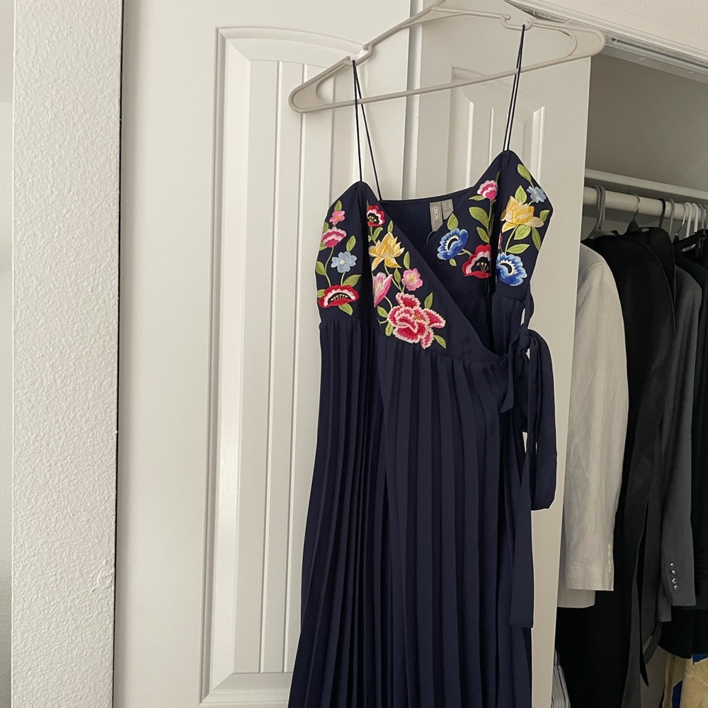 Maternity wrap dress - knee length